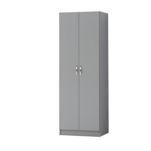Essentials 2 Door Wardrobe Grey | TAD511 | 